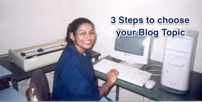 Choosing a Blog Topic - Sony Simon 2003