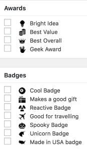 Engine WordPress Theme - Awards and Badges