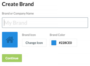 Create Brand in Frontify Style Guide