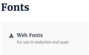 Font Kit on Frontify