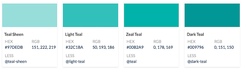 Teal Rgb Values