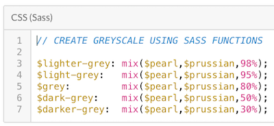 Creating Greyscale using Colour Mixing