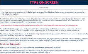 Typography Sample created on Typecast