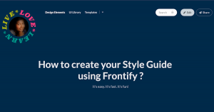 Create Style Guide using Frontify